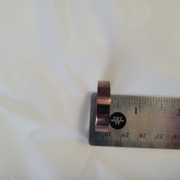 Inox 316L Stainless Men's Band Size 10 1/4 Copper Colored - Picture 10 of 10